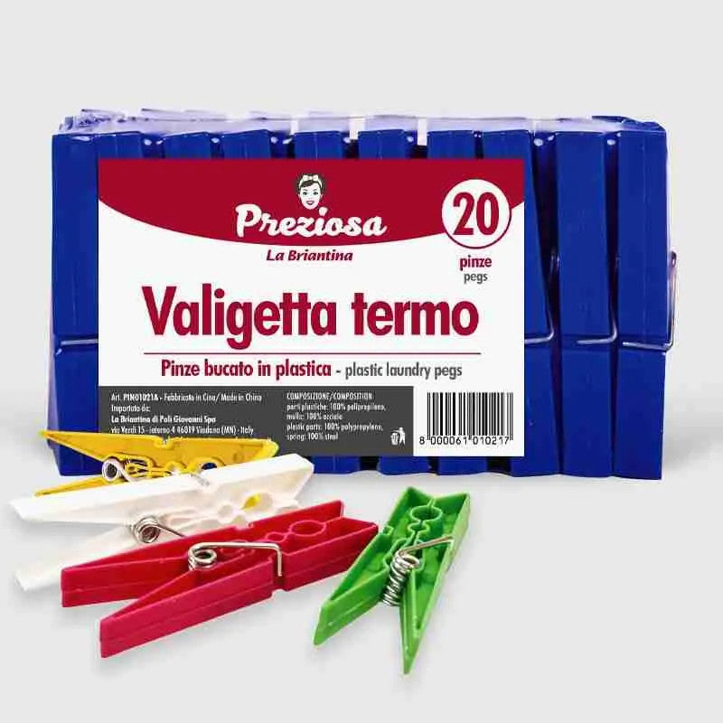 Stupenda Pinze Bucato Valigetta 20Pz