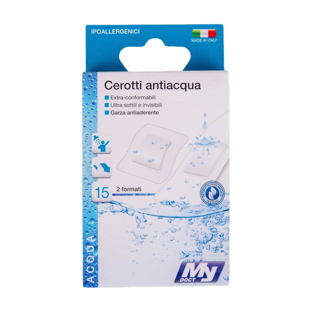 MyDoct - Cerotti Antiacqua Assortiti 15Pz.