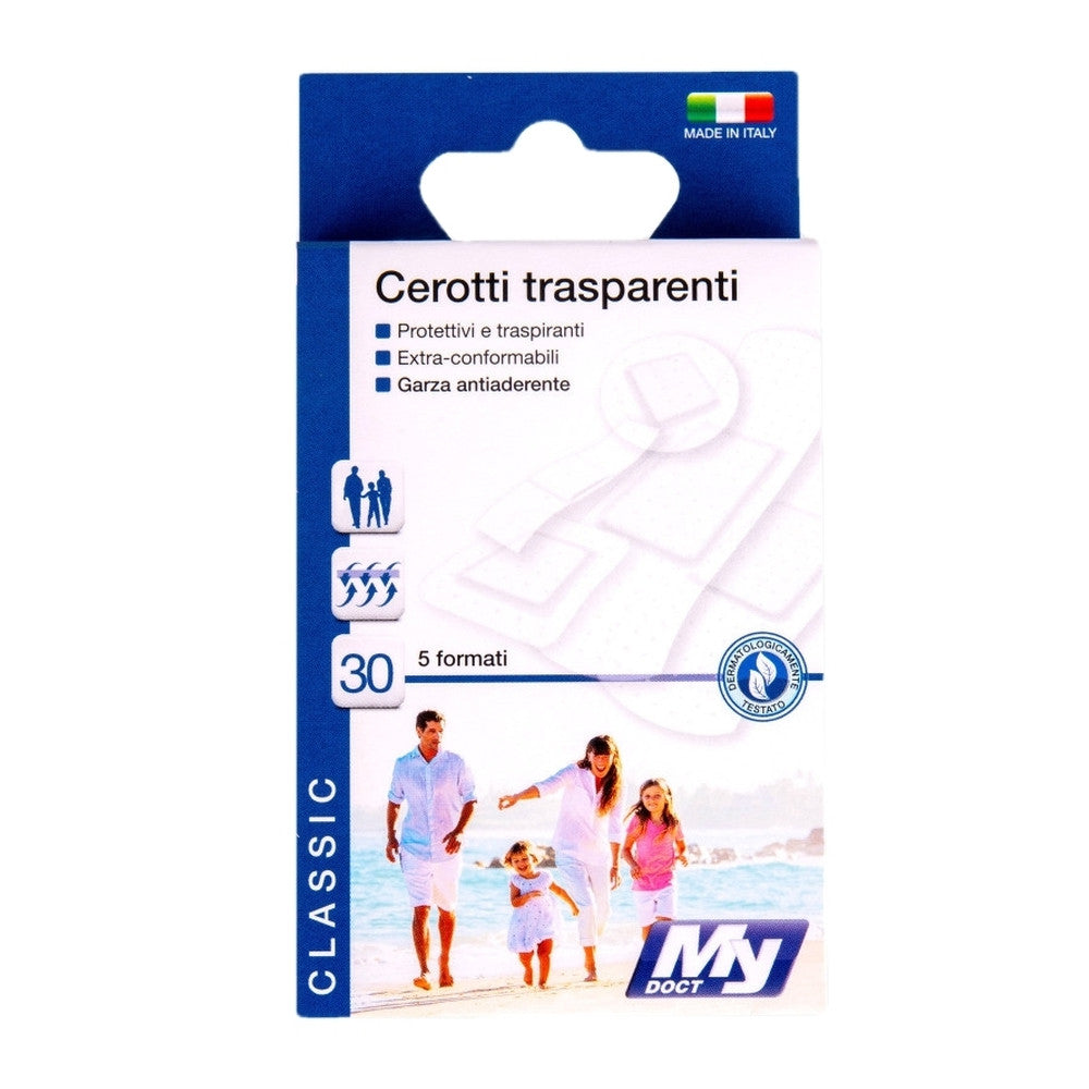 MyDoct - Cerotti Trasparenti Assortiti 30Pz.