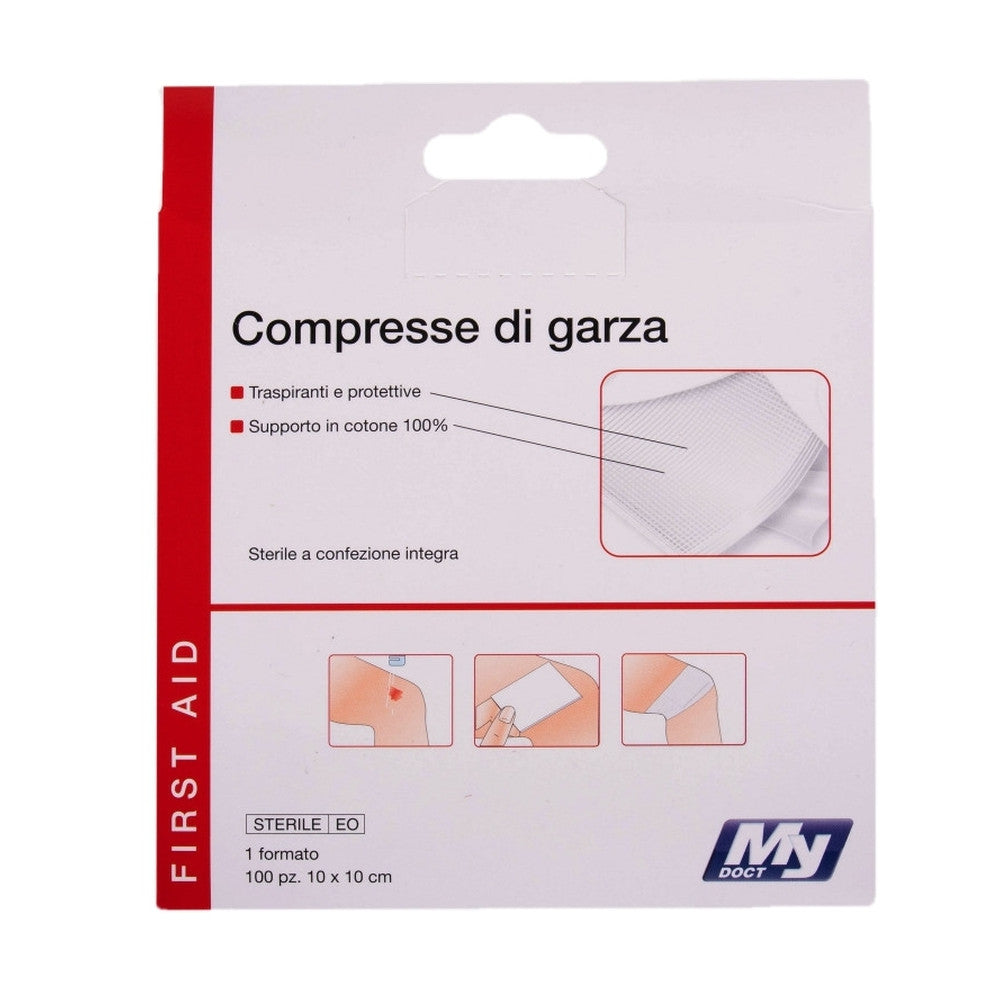 MyDoct - Compresse Di Garza 10X10Cm 100Pz.