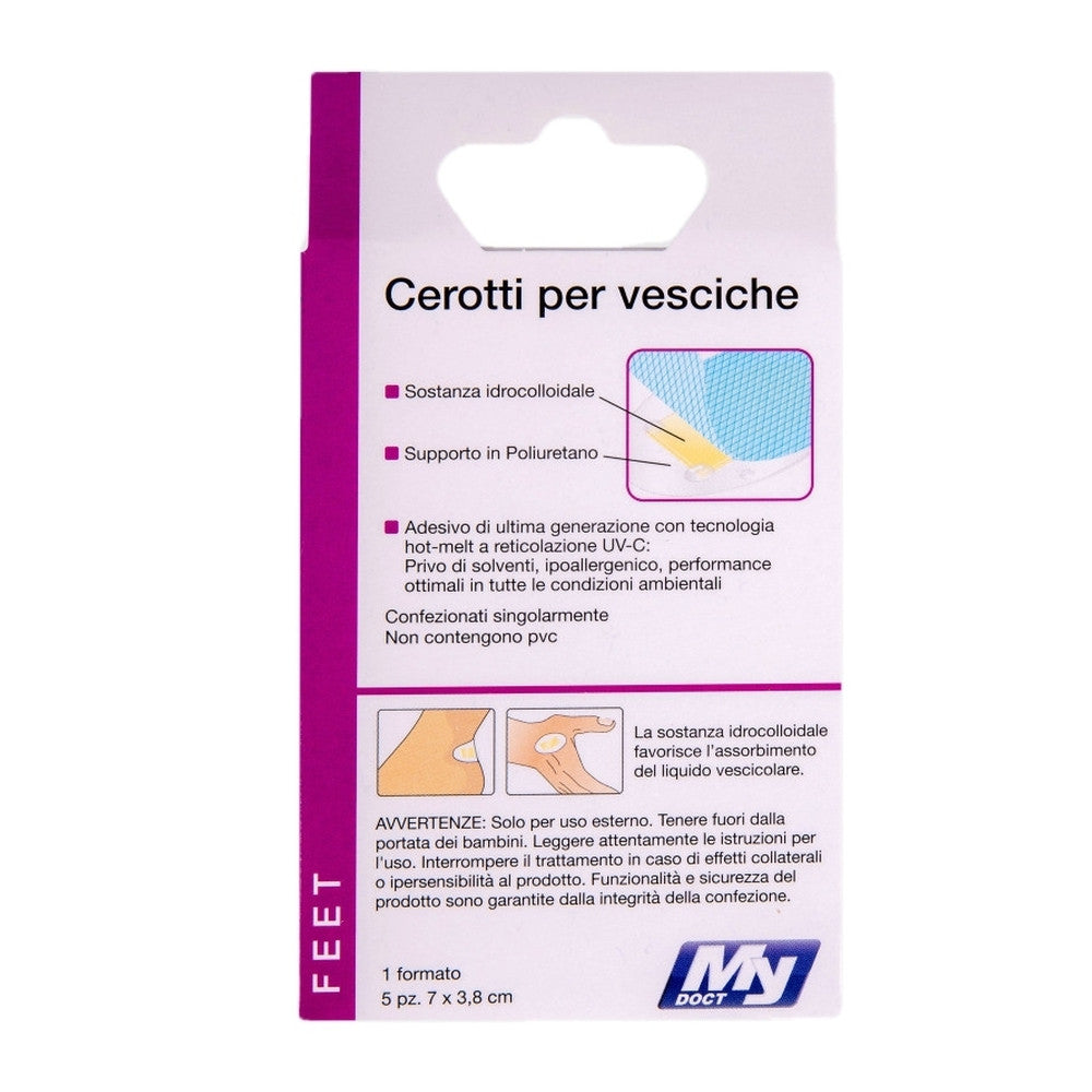 MyDoct - Cerotti Per Vesciche 7X3,8 Cm 5Pz.