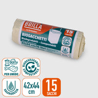 Brillà - Biosacchetti 15Pz. 42x42 cm