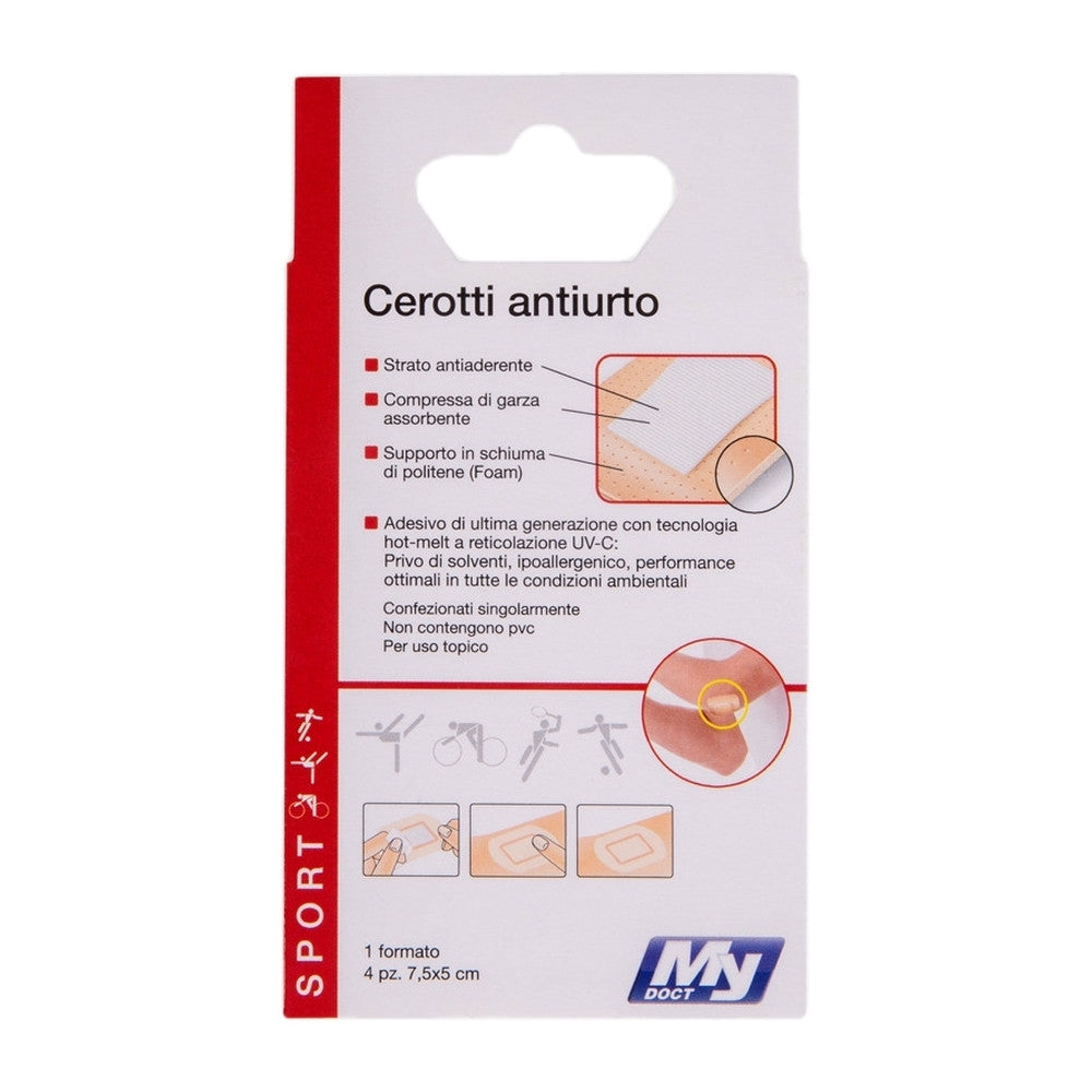 MyDoct - Cerotti Big Sport Colore Pelle 4Pz