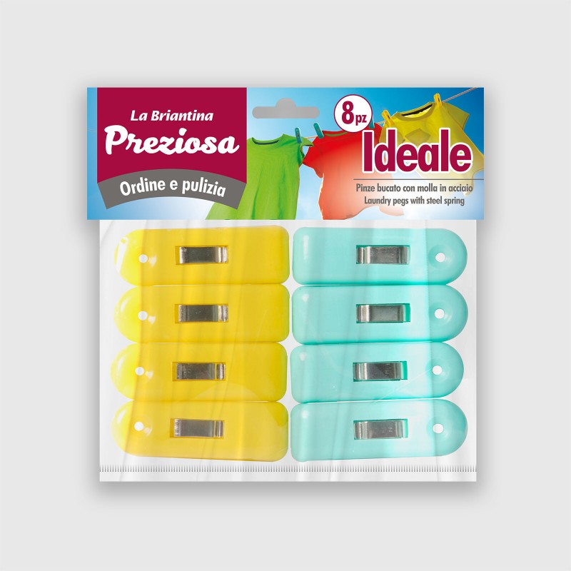 Preziosa Pinze Bucato Ideale 8Pz