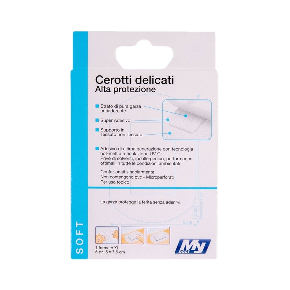 MyDoct - Cerotti Soft Tnt Bianchi 7.50X5Cm 5Pz