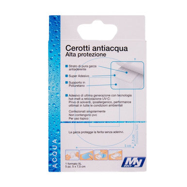 MyDoct - Cerotti Acquastop Trasparenti 5Pz 7,5X5 Cm