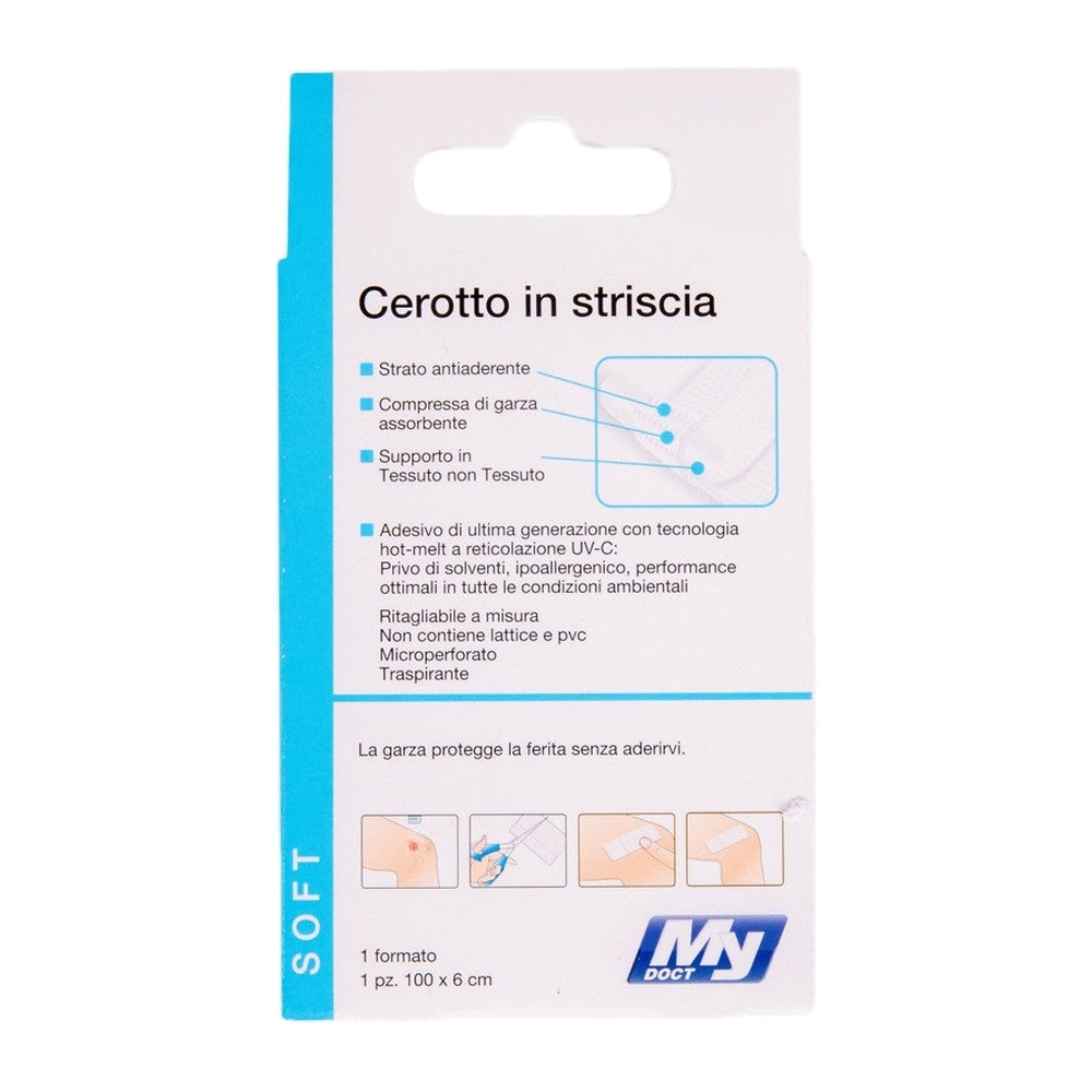 MyDoct - Cerotto Striscia Tnt 10X6 Cm