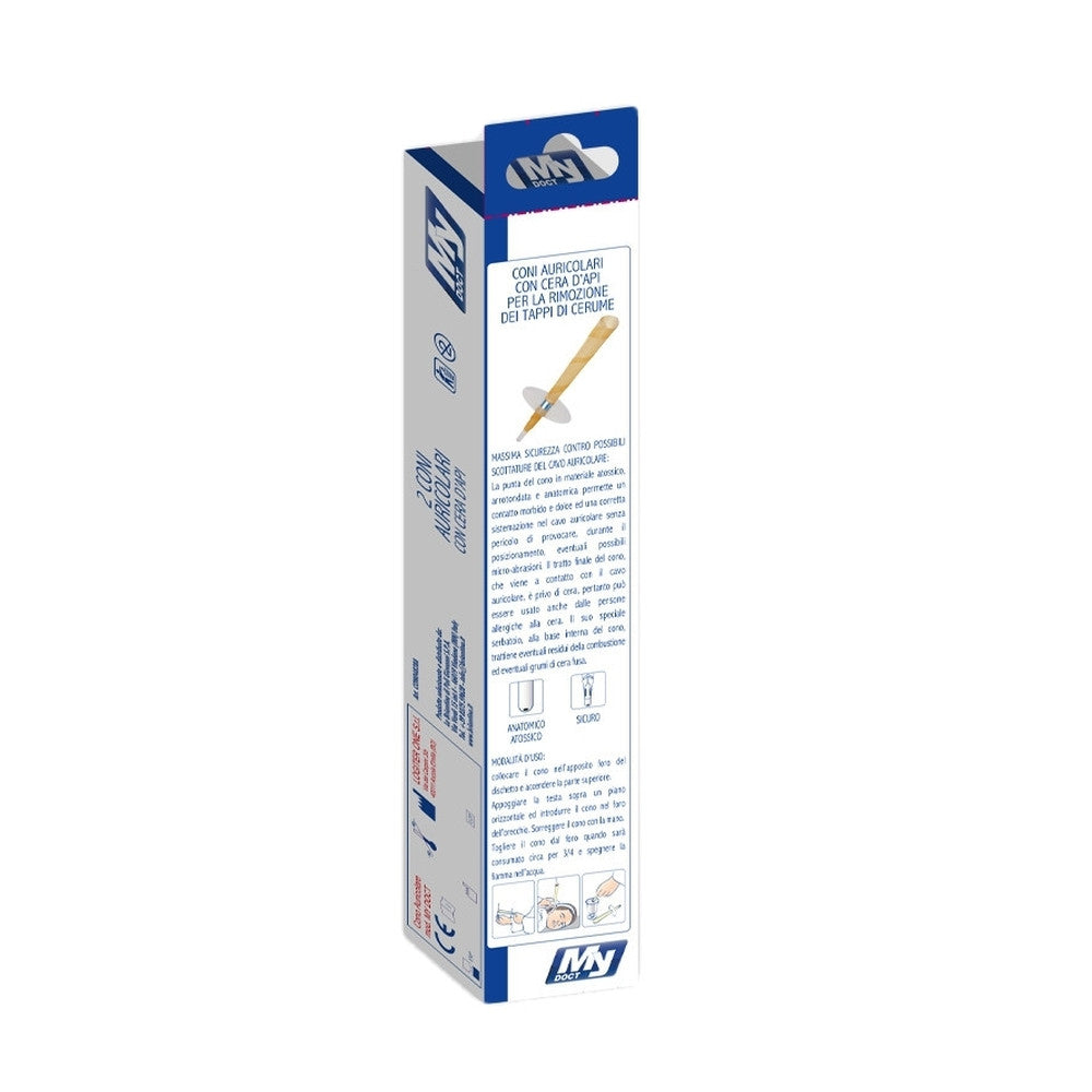 MyDoct Coni Auricolari Con Dispositivo Salvagocce 2 Pz