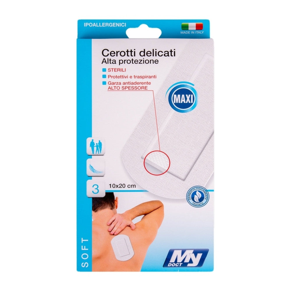 MyDoct - Cerotti Delicati Maxi 20X10 Cm 3Pz