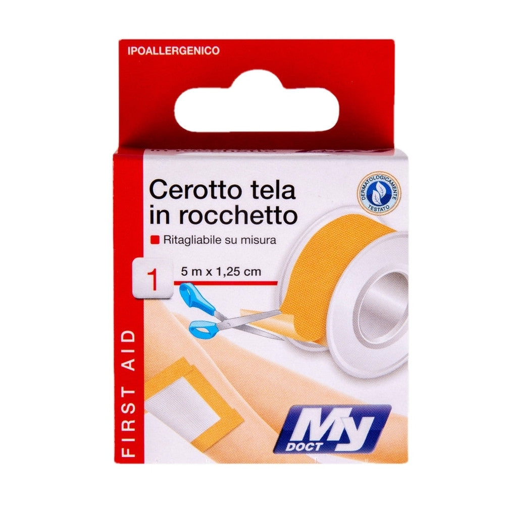 MyDoct - Cerotto Tela In Rocchetto 5Mx125Cm