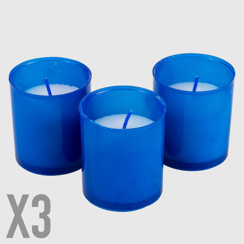 Brillà Lumini Art 10/B 3 Pz  Blu Durata 20 Ore