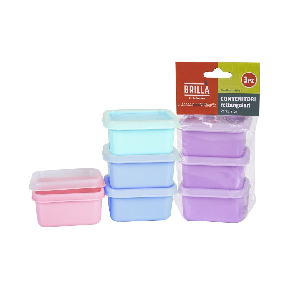 RECTANGULAR CONTAINERS SET 3PCS