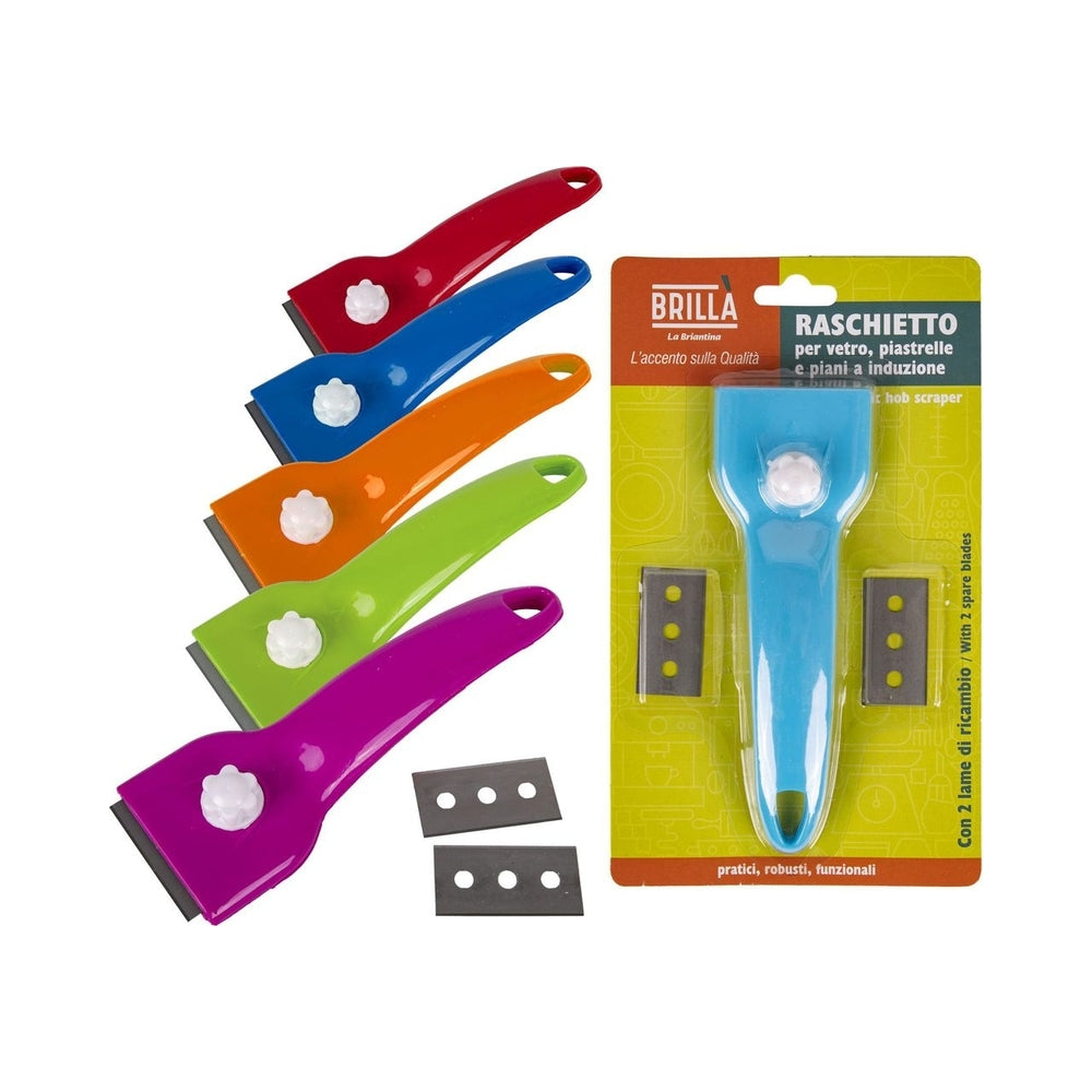 BRILLA SCRAPER 4 CM WITH 2 REPLACEMENT BLADES