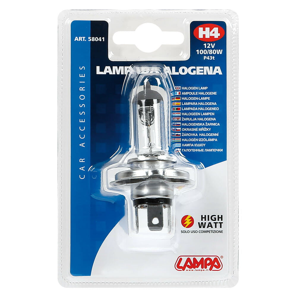 Lampa - Lampada alogena h4 12v 100/80W