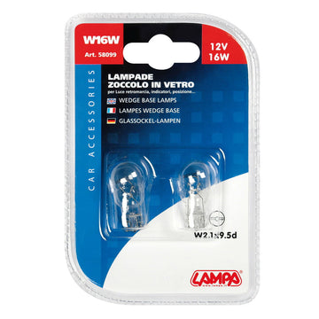 Lampa - Lampade zoccolo in vetro 2 pz