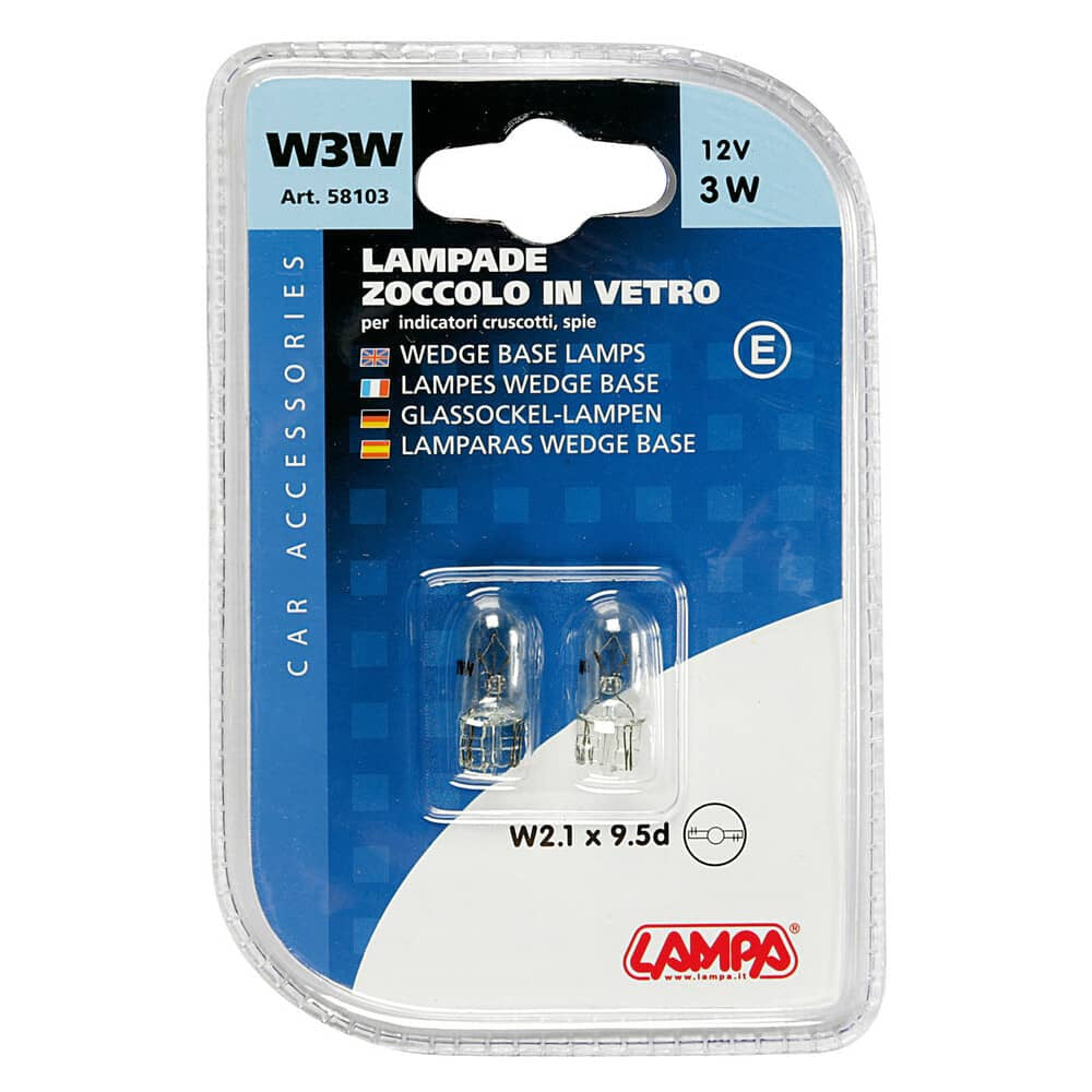 Lamp - Glass Socket Lamps 12v 3W