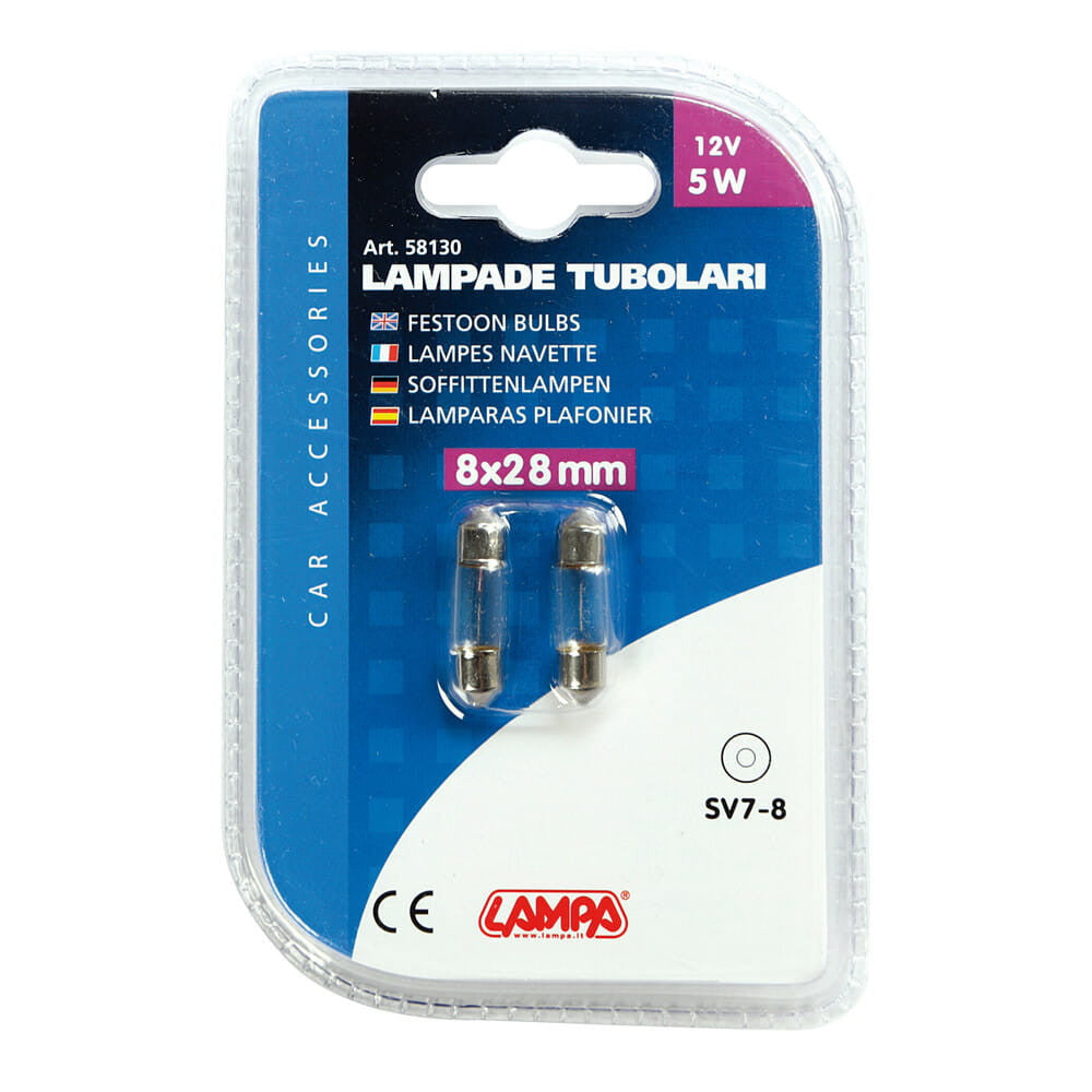 Lampa - Tubolare 5W 8X28Mm