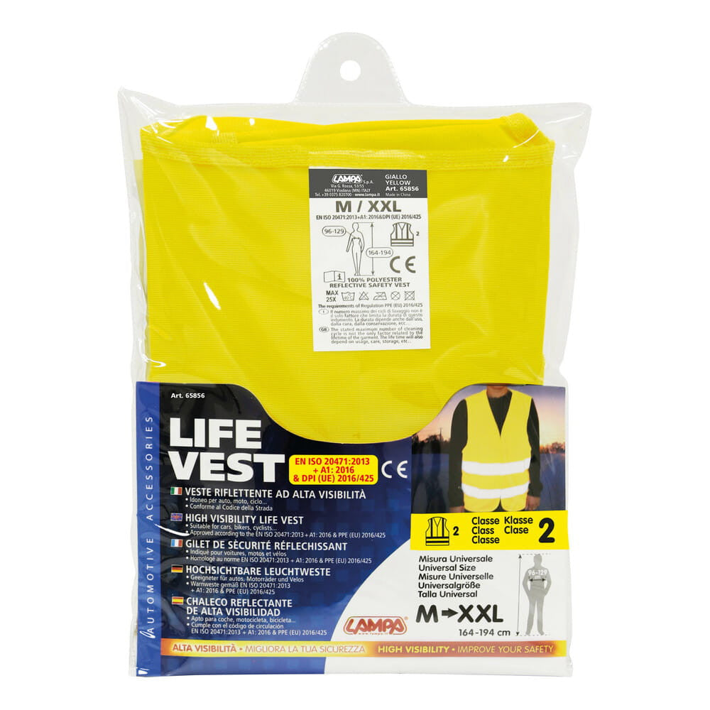 Lampa - Veste riflettente life vest giallo