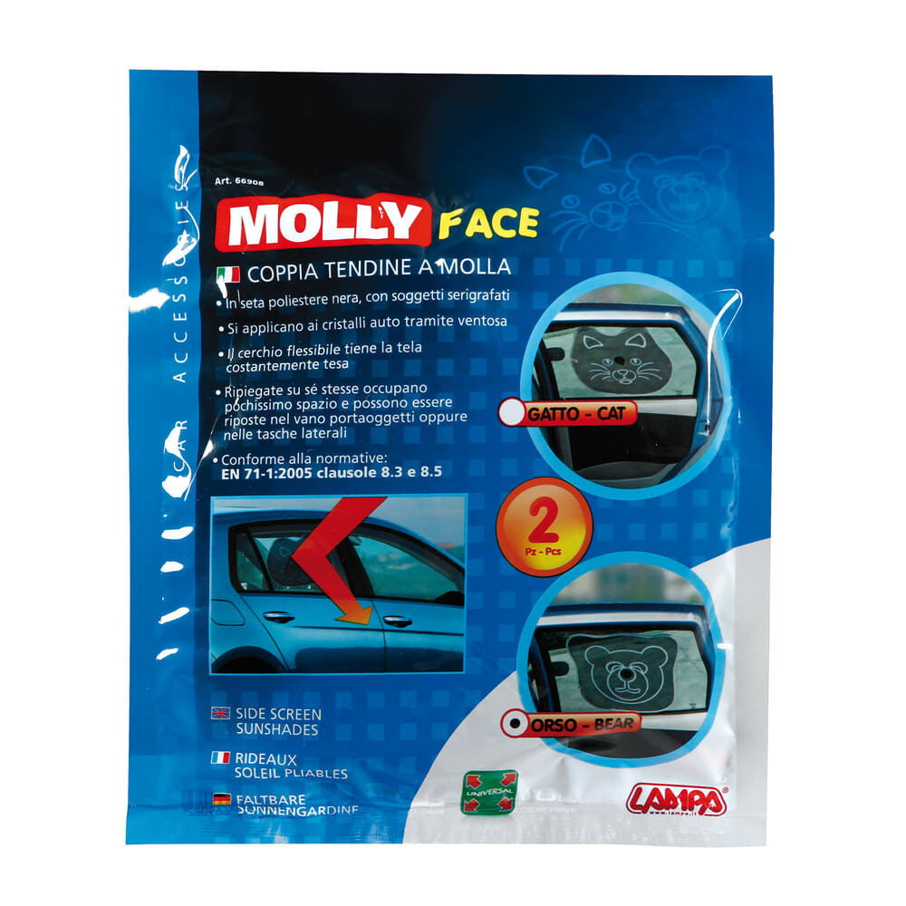 Lampa - Coppia tendine molly face