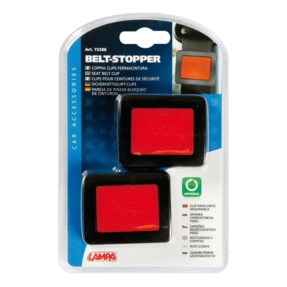 Lampa - Coppia clips fermacintura