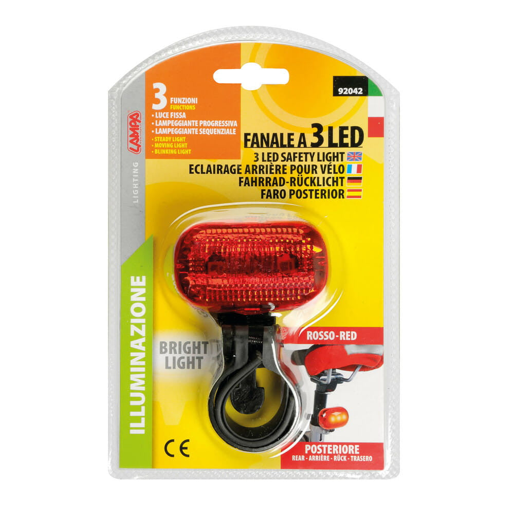 Lampa - Fanale posteriore bici con led