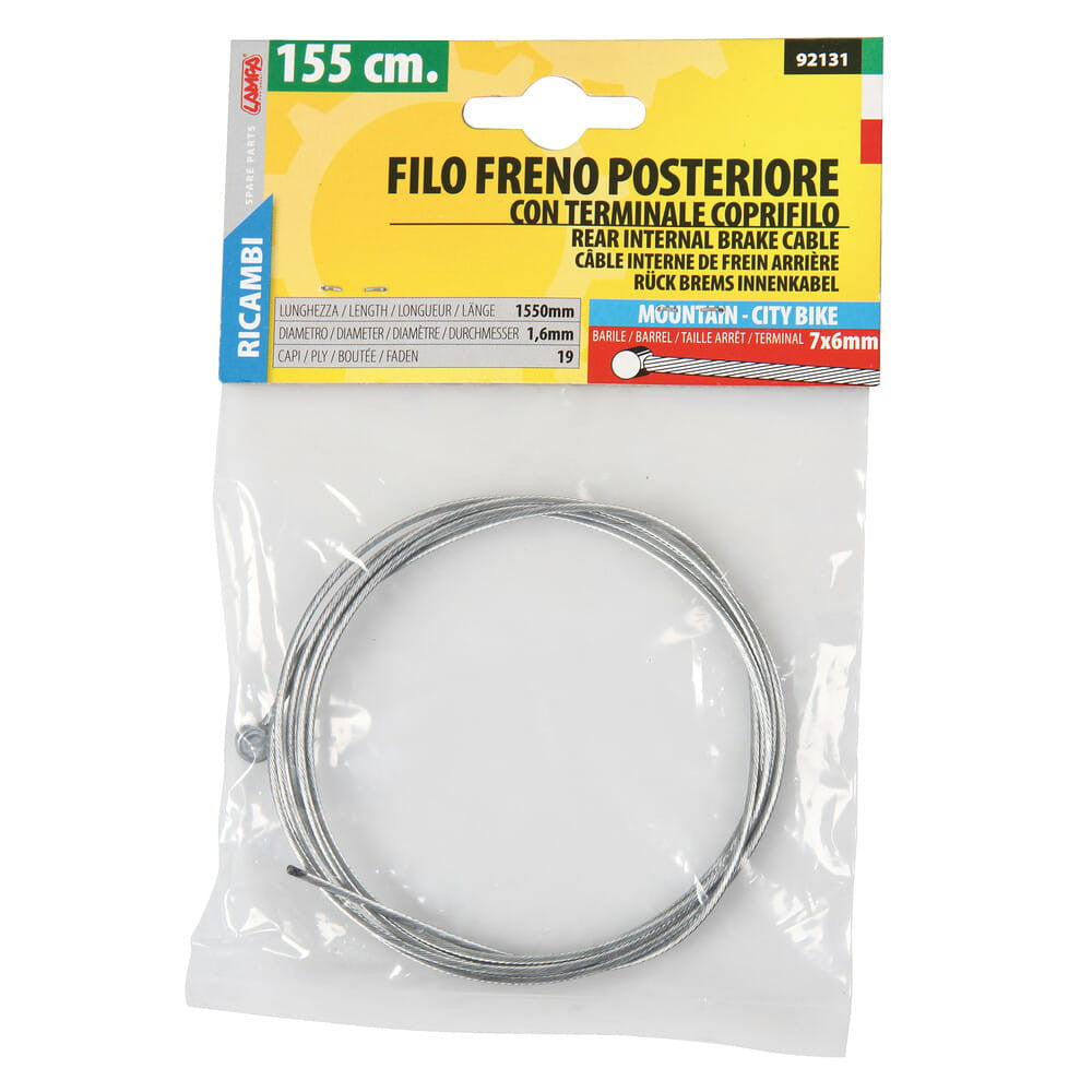 Lampa - Filo freno posteriore  7 x 6Mm  15.5Cm