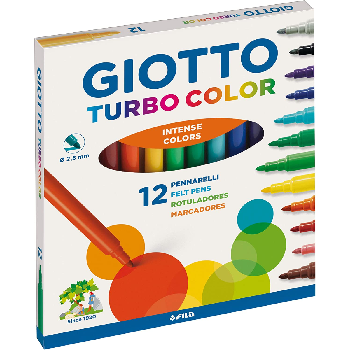 Giotto - Pennarelli Turbo Color 12Pz.