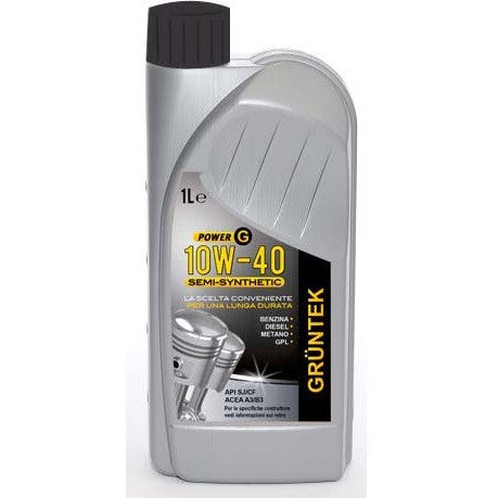 Gruntek Olio Power G 10W40 Semi-Synthetic 1L