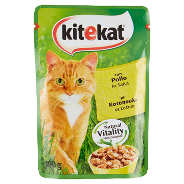 Kitekat® - Bocconcini con Pollo/Feg/Ver 100G