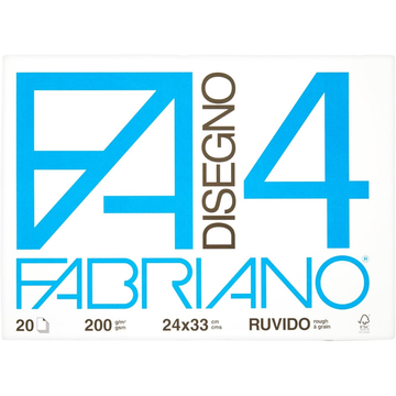 Fabriano Foglio Da Disegno F4 Ruvido