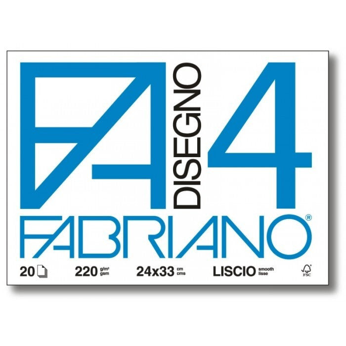 Fabriano Foglio Da Disegno F4 Liscio