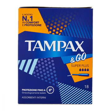 Tampax&Go Assorbenti SuperPlus 18Pz