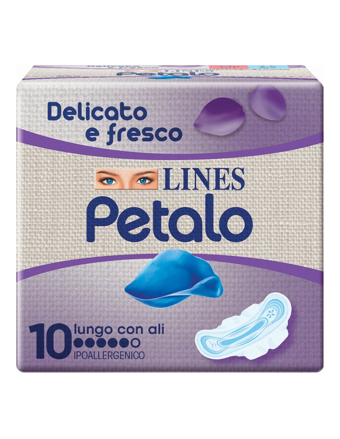 Lines Assorbenti Petalo Ultrasottile Lungo Ali Pz10