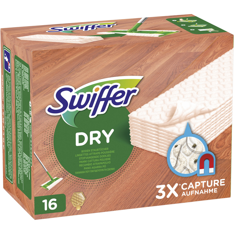 Swiffer - Panni Ricarica Legno 16 Pz