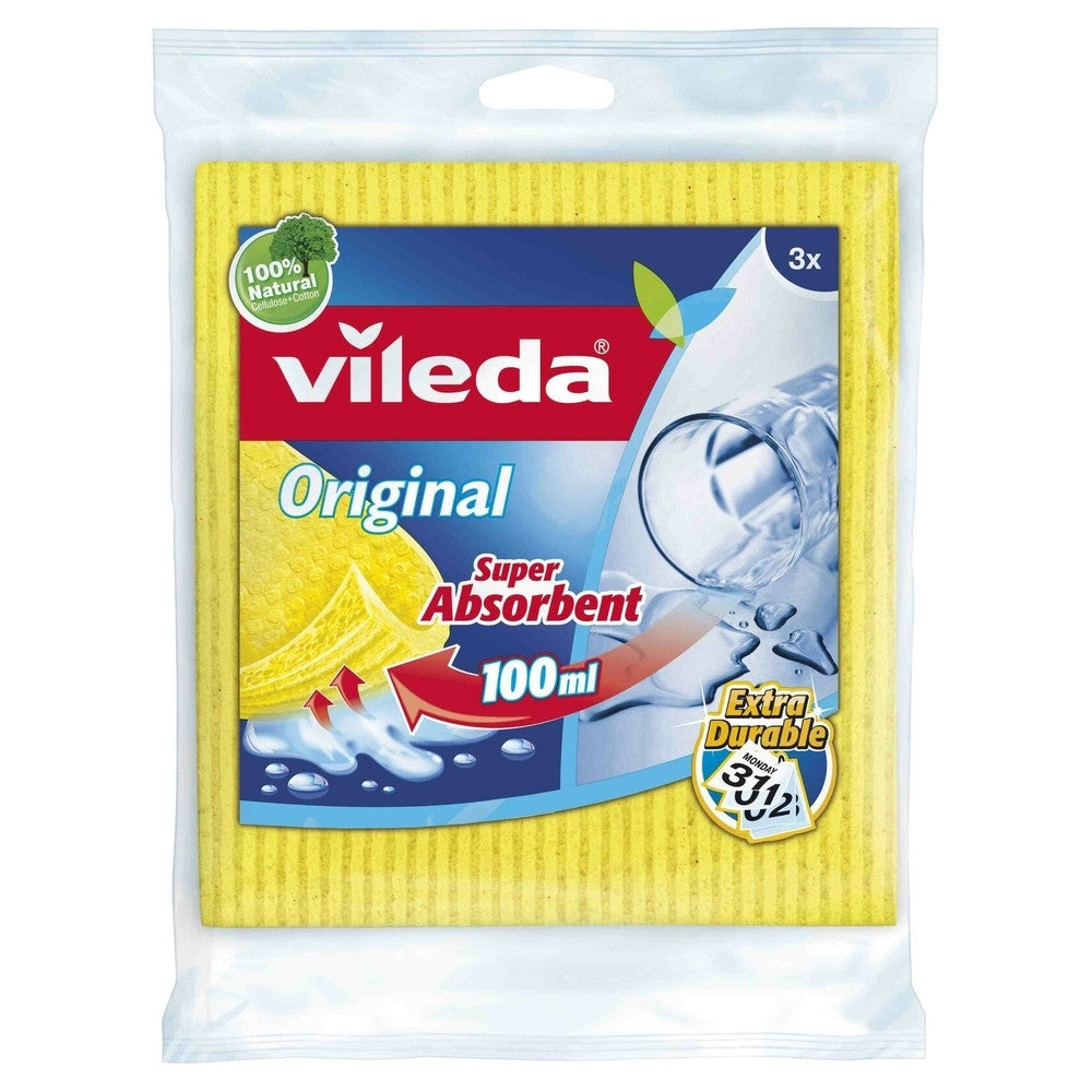 Vileda - Panno Spugna Original 3 pz.