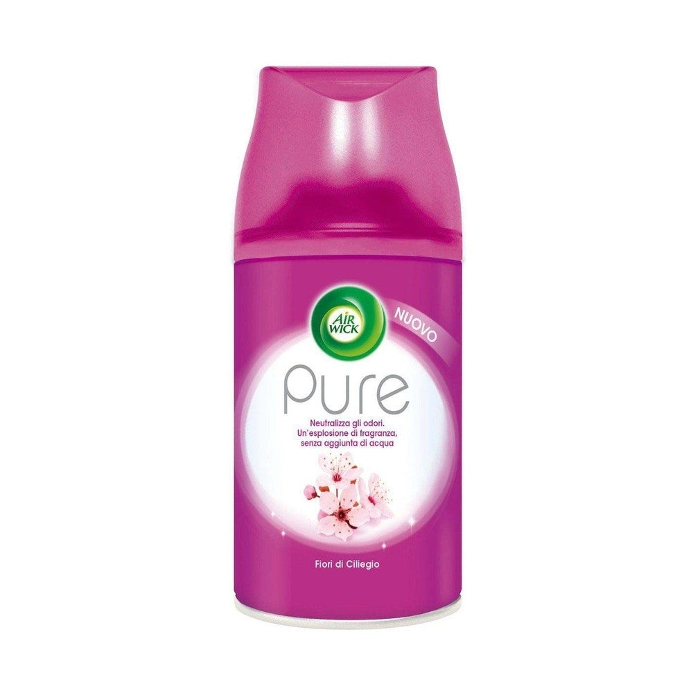 Air Wick Freshmatic Pure Fresh Ricarica Spray: Fiori Di Ciliegio E Orchidea, 6x250ml, Profumo Continuo 70 Giorni - 2