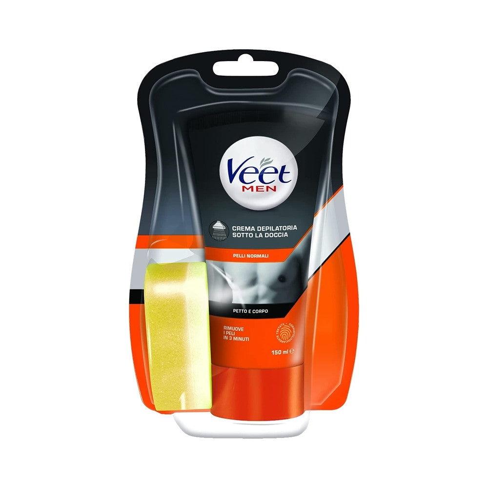 Veet® - For Men Crema depilatoria 150Ml Sotto La Doccia Pelli Normali