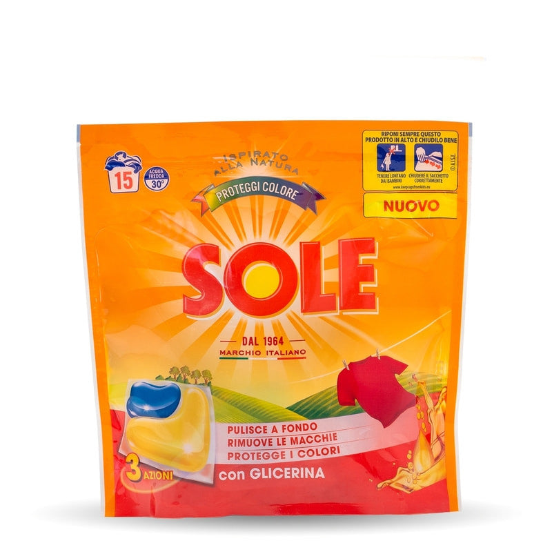 Sole - Capsule gel detersivo colorati