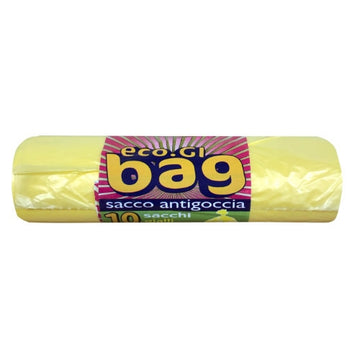 Gipack Sacchi Hdpe 70X110 10Pz Giallo