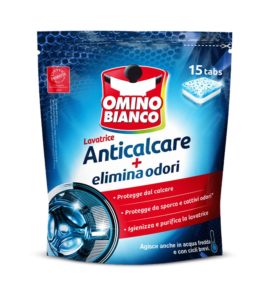 Omino Bianco - Tabs Lavatrice Anticalcalcare 15Pz