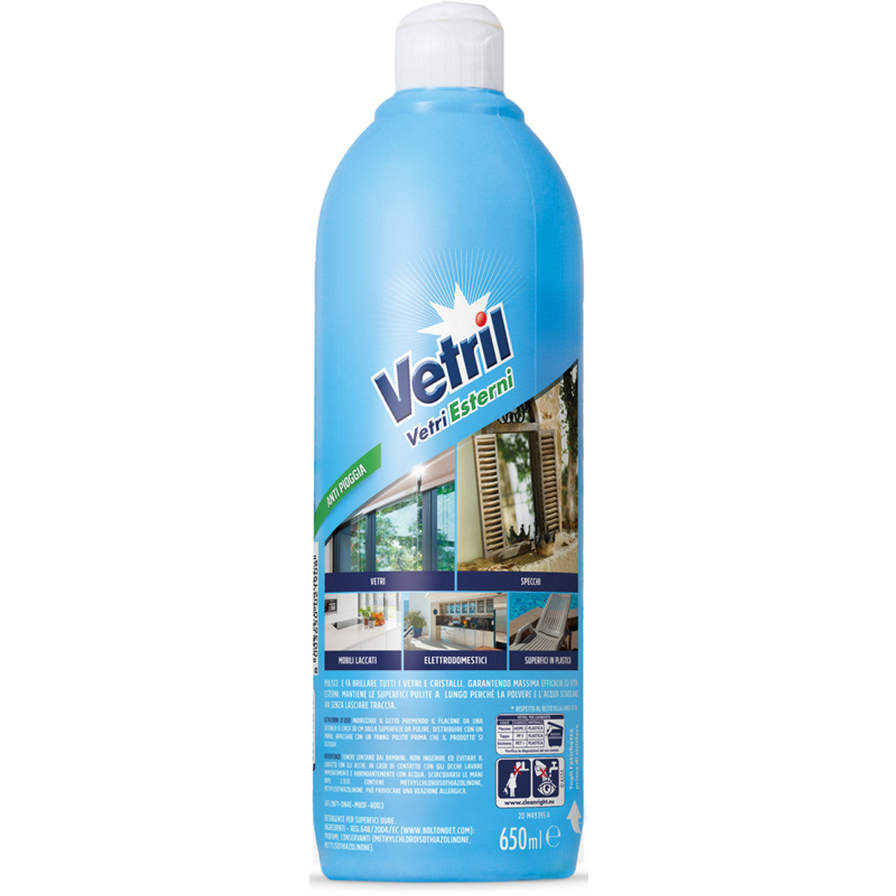 Vetril Detergente Vetri Esterni Ml650