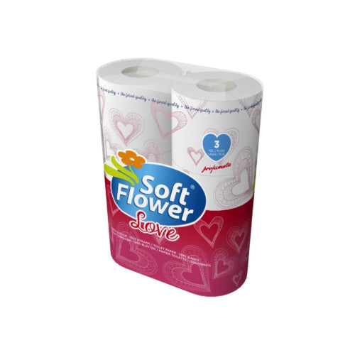 Soft Flower - Carta igienica 3Veli 6 rotoli