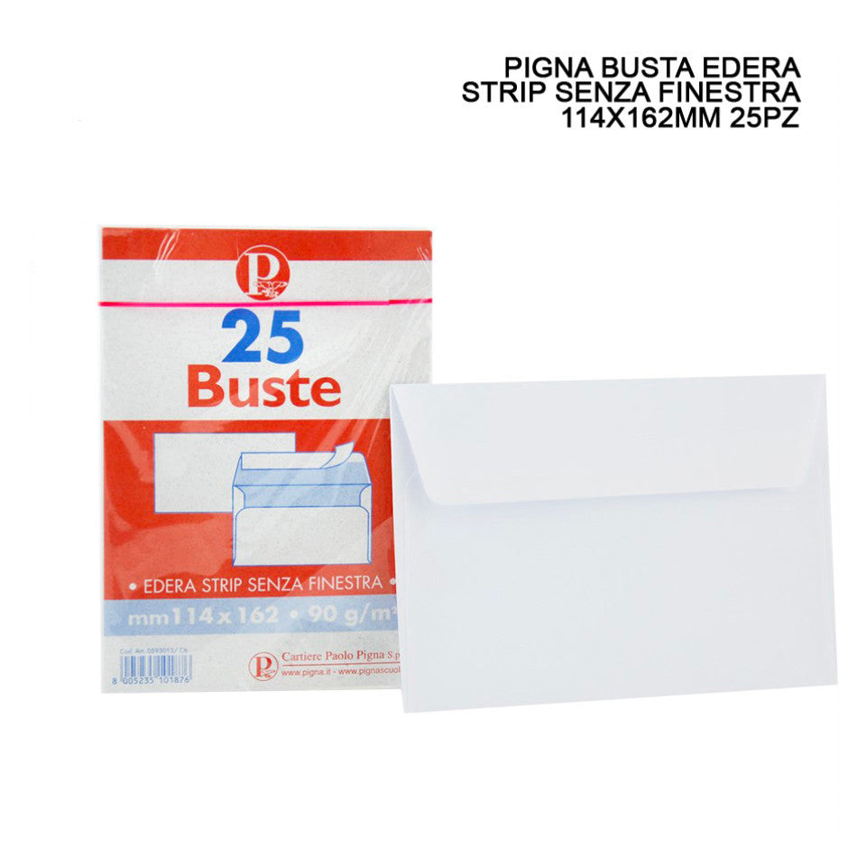 Pigna - C6 Buste Edera 114X162Mm 25Pz