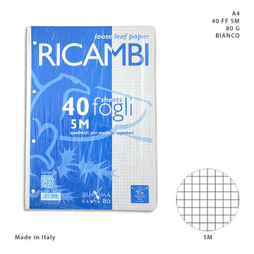 Pigna - Ricambi A4 40FF 5Mm 80g