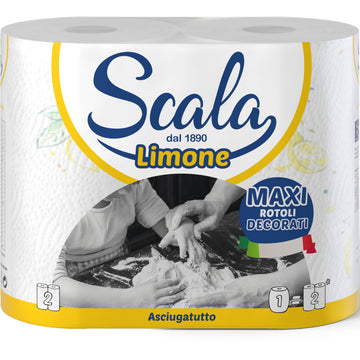 Scala Asciugatutto 2Veli Limone 2Rotoli