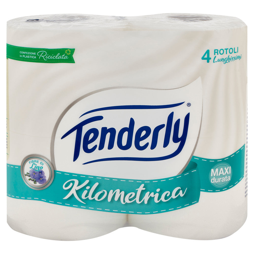 Tenderly Carta Igienica X 4 Classica Fior Di Lino 2 veli