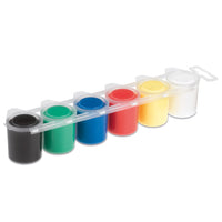 Primo - Vaschetta tempera 6 colori assortiti 25 Ml