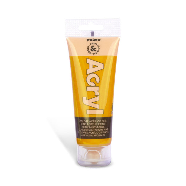 Primo - Tubo colore acrilico ocra 75Ml