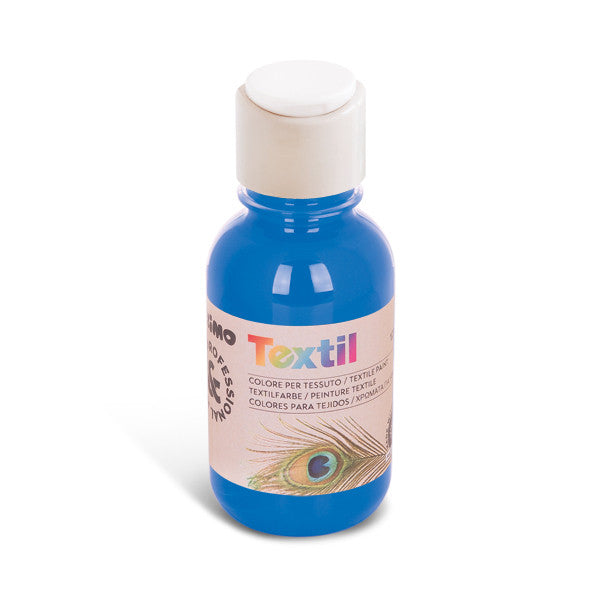 Primo - Tempera textil cyan 125Ml