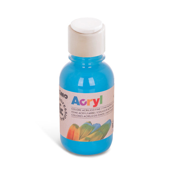 Primo - Tempera acrilica cyan 125Ml